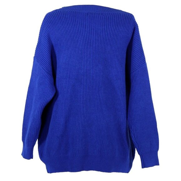 Olivia Rubin Small Blue Frankie Motif-Buttons Cardigan Sweater Ladybug Knit NWT - Picture 4 of 10